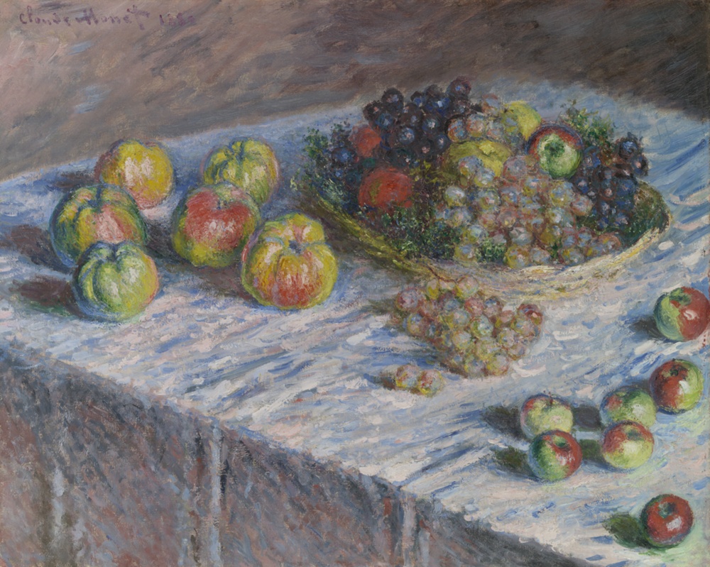 Äpfel und Trauben
