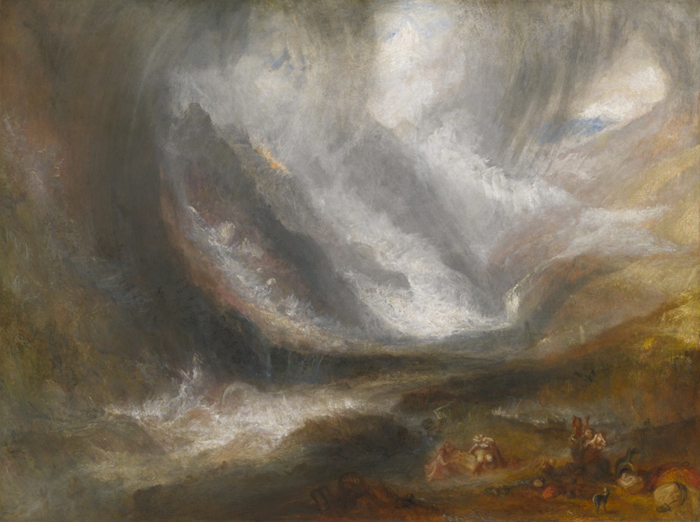 William Turner — Schneesturm im Aostatal